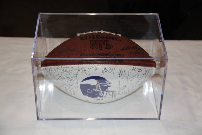 1989 Minnesota Vikings Facsimile Signature Wilson Football