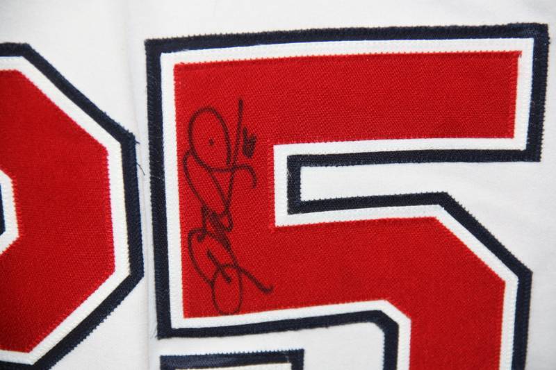 Olympics USA Doug Mientkiewicz Jersey Auto MLB COA