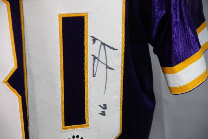 Minnesota Vikings Cris Carter Authentic Jersey Auto Verigraph COA