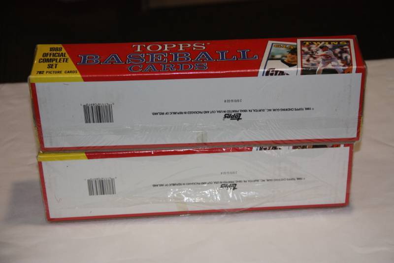 1988 Topps Baseball Factory Sealed Set  Lot of 2