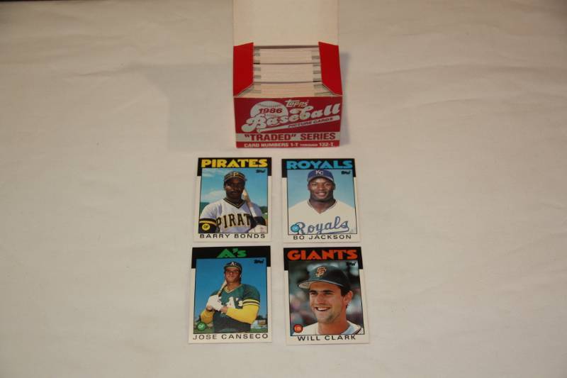 Topps Traded Baseball Set Run 1986 to 1990  Lot of 5 Sets