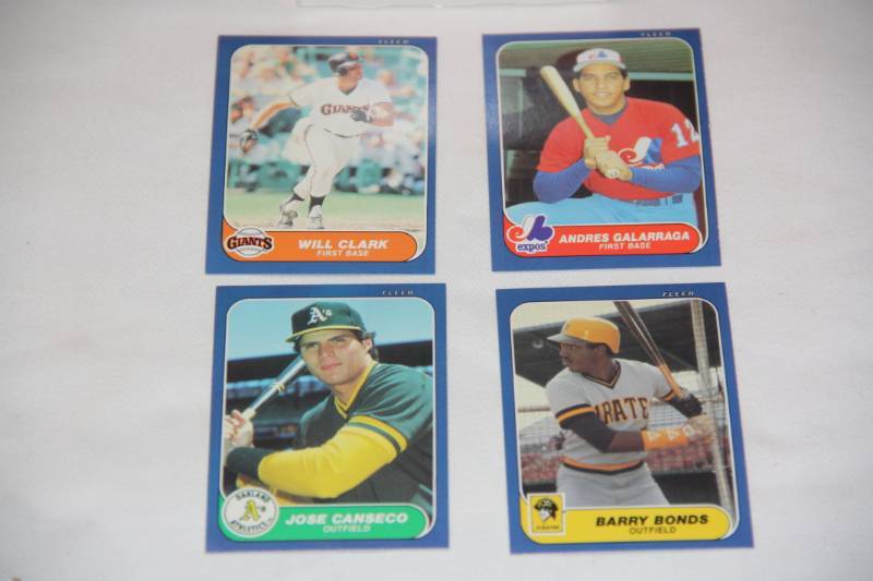 1986 Fleer Update Baseball Set  Barry Bonds Jose Canseco