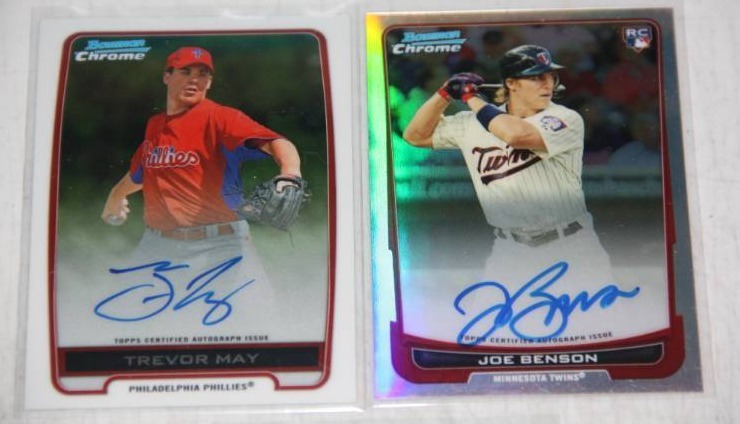 Minnesota Twins Bowman Chrome Autograph Lot  3 Cards