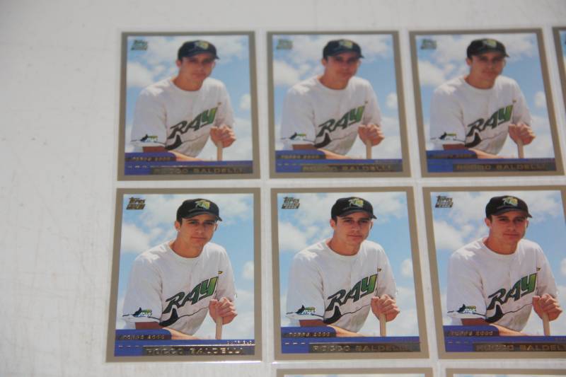 2000 Topps Traded Rocco Baldelli Rookie Card Lot  10 Cards
