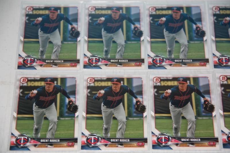2018 Bowman Brent Rooker Investment Card Lot  10 Cards