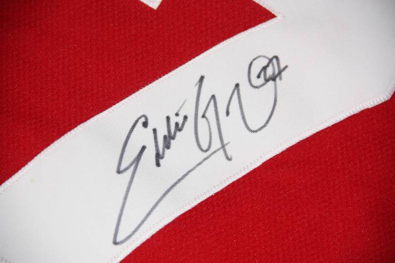 Ohio State Buckeyes Eddie George Sewn Jersey Auto JSA COA