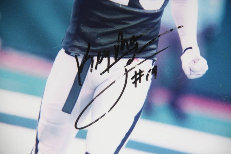 New York Jets Keyshawn Johnson 8x10 Photo Auto