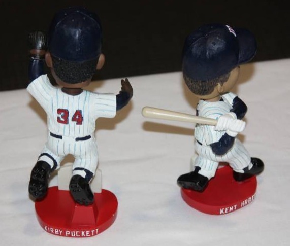 Kirby Puckett and Kent Hrbek Legends of the Dome Bobblehead Set
