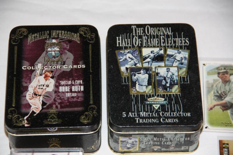 Babe Ruth New York Yankees Baseball Card Lot and Coin