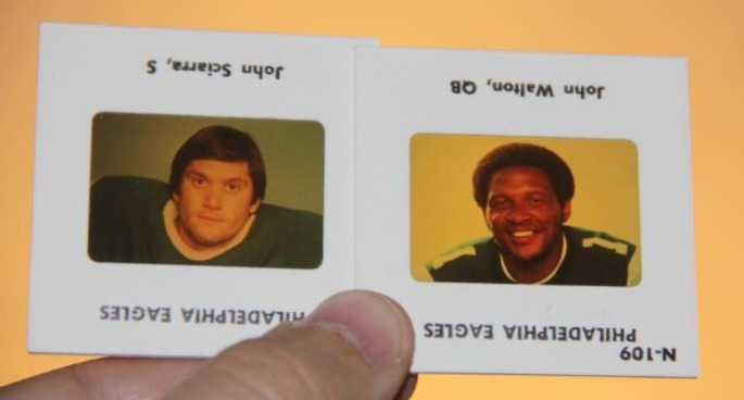 Vintage 1978 Philadelphia Eagles Transparencies Slide Lot  11 Slides