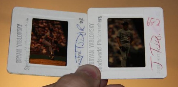Vintage 1990s Baseball Slide Lot John Tudor Paul ONeill  9 Slides