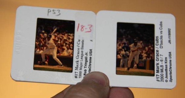 Vintage Chicago Cubs Mark Grace Slide Lot  5 Slides