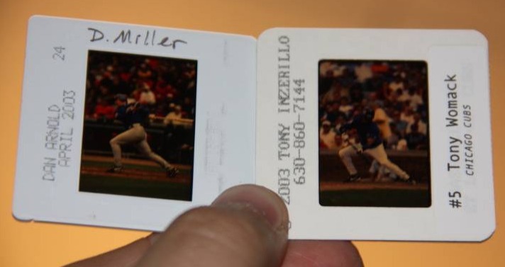 Vintage Chicago Cubs Slide Lot #1  15 Slides