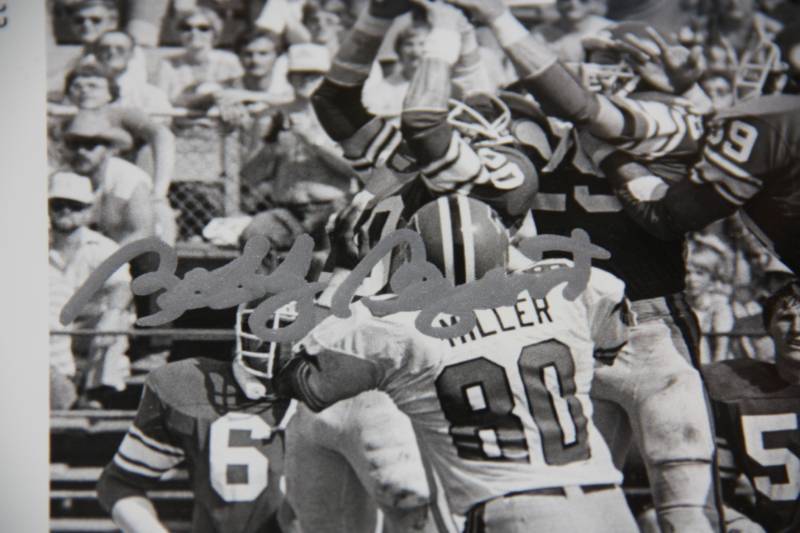 1980 Minnesota Vikings Bobby Bryant Press Photo Auto