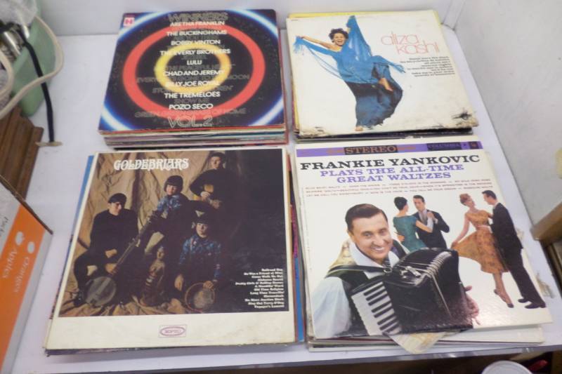 lot 85 image: Around 50 CompilationMisc Vinyl Records-Some Unopened