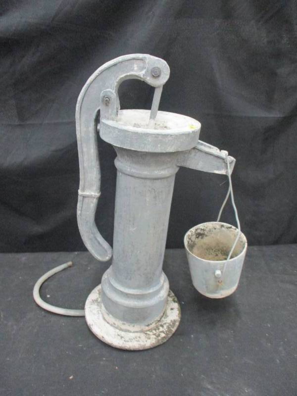 lot 39 image: Garden Pump Resin 26 Tall