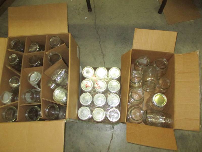 lot 137 image: Canning Jars