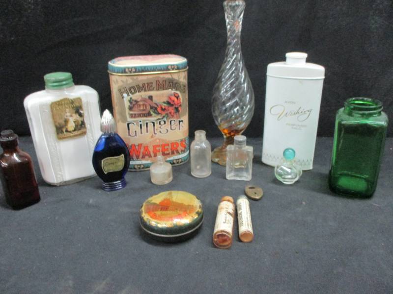 lot 143 image: Vintage Bottles, Jars and Containers