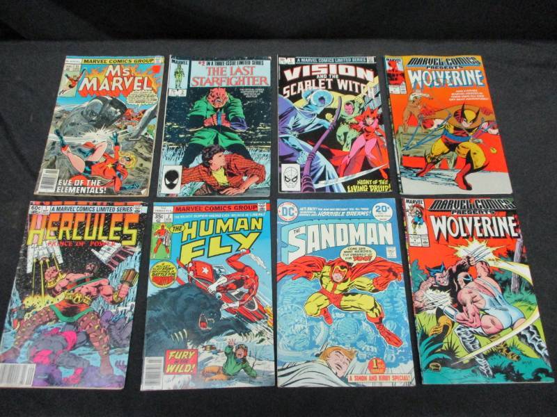 lot 6 image: 8 ct Collectible Comic Books