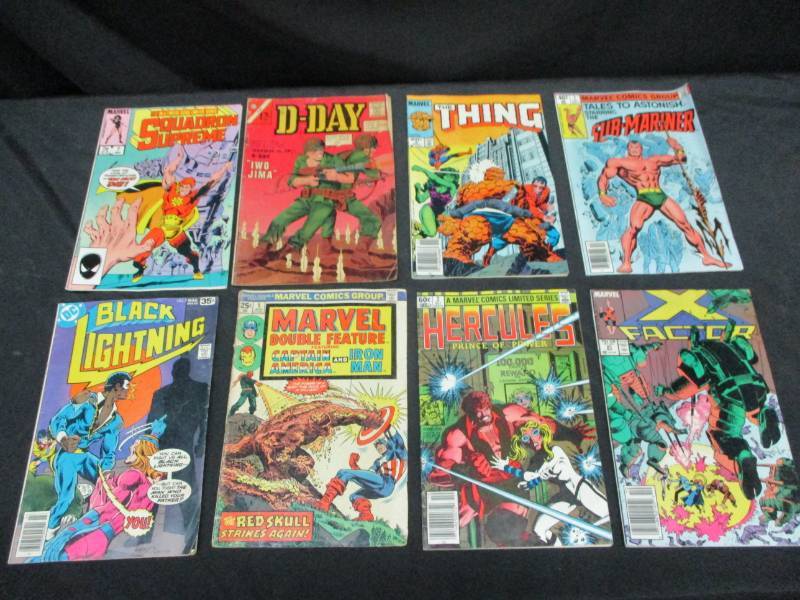 lot 7 image: 8 ct Collectible Comic Books