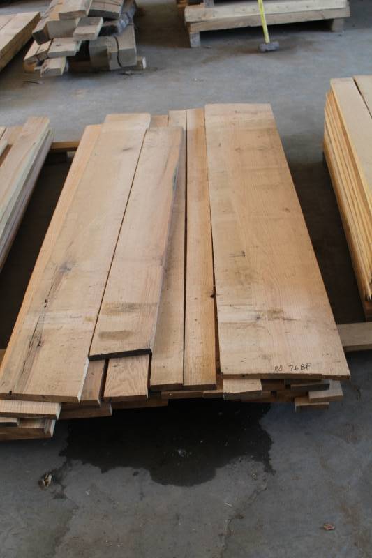 lot 464 image: Lot of (Approximately 30) Red Oak Boards
