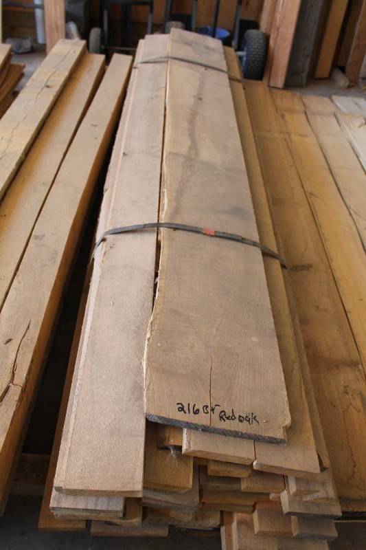 lot 497 image: Lot of (27) Red Oak Boards
