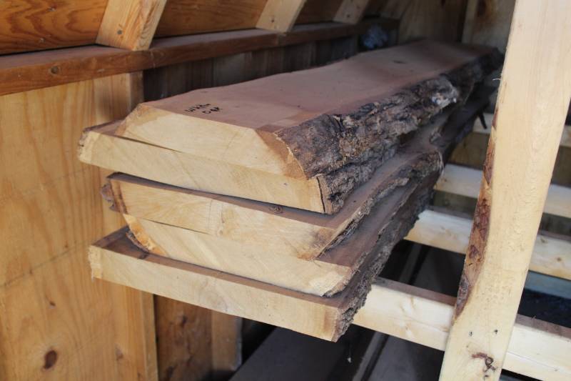 lot 508 image: Lot of (5) Oak Boards