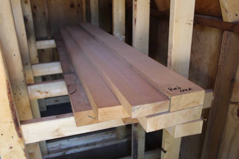 lot 510 image: Lot of (7) Red Oak Boards