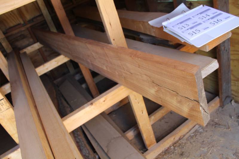 lot 515 image: Lot of (1) Cedar 2x10 Board