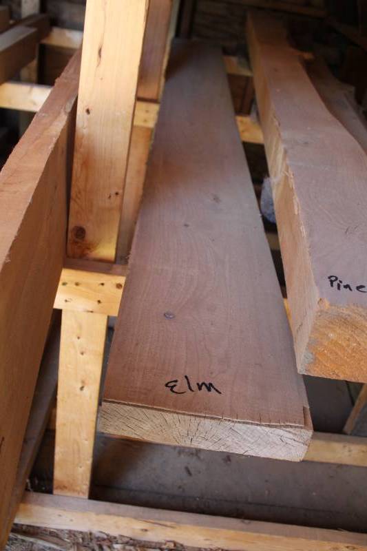 lot 516 image: Lot of (1) Elm 2x10 Board