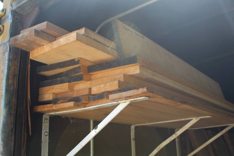 lot 535 image: Lot of (22) Honey Locust Boards