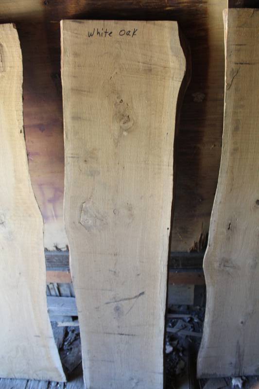 lot 542 image: Lot of (1) White Oak Boards