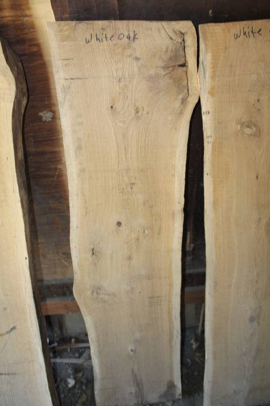 lot 543 image: Lot of (1) White Oak Boards