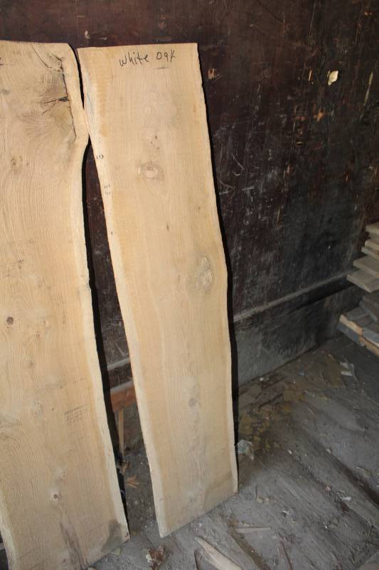 lot 544 image: Lot of (1) White Oak Boards