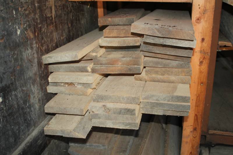 lot 547 image: Lot of (30) Red Oak Boards