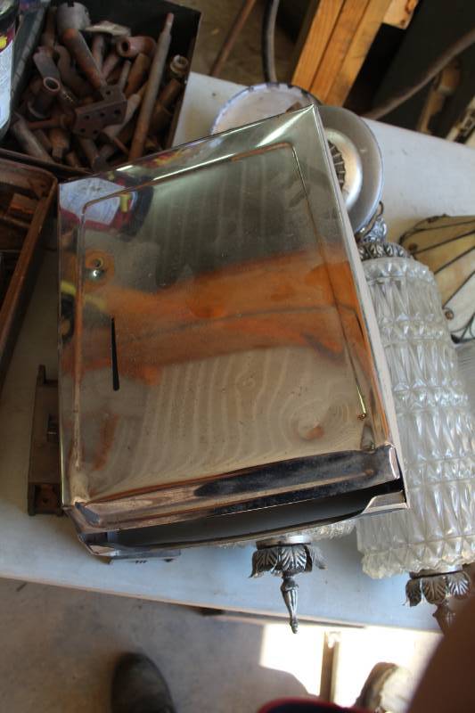 lot 593 image: Stainless Steel Paper Towel Dispenser