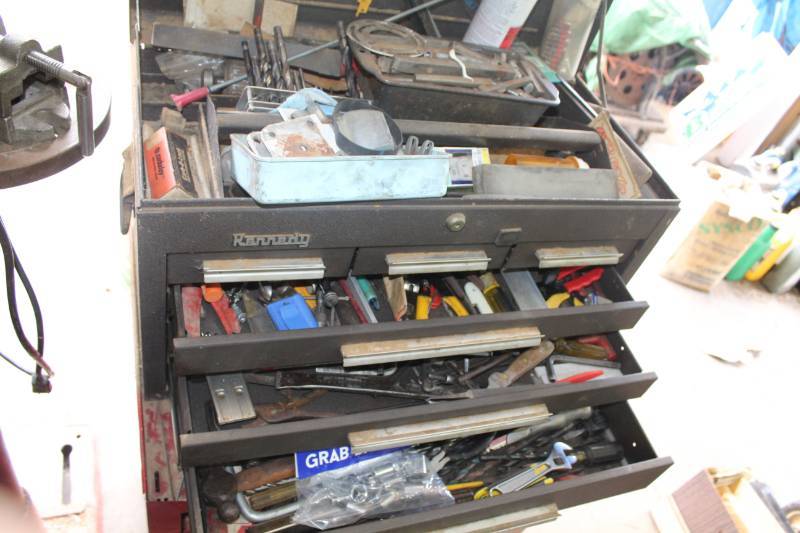 lot 226 image: Drill Bits, Wrenches, Screwdrivers, Ratchet, Allen Wrenches, Misc. Hardware and more