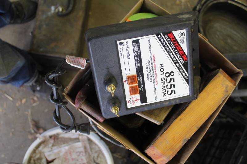 lot 243 image: American Farmworks Blitzer Electric Fencers 8555 Hot Spark