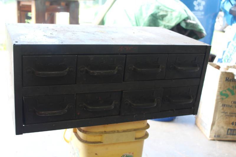 Metal Parts Organizer Cabinet Misc Hardware Plymouth Machine