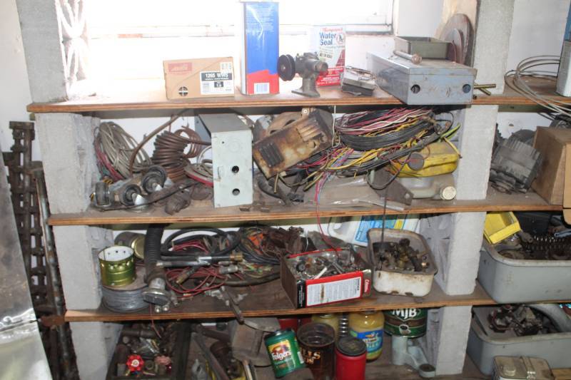 lot 246 image: Low Voltage Wiring, Misc. Hardware, Pump Pulley, Caster Wheels, Copper Tubing, and more
