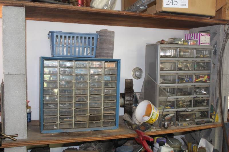 lot 248 image: Lot of (2) Parts Organizers with Hardware