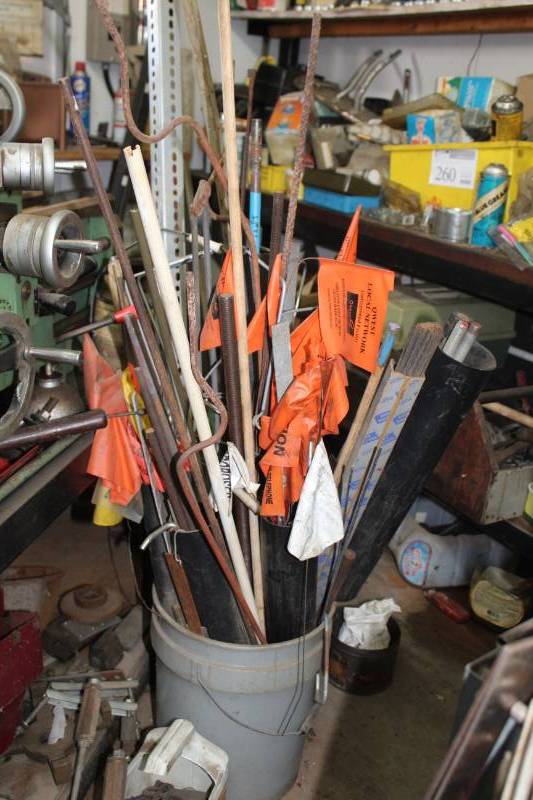 lot 262 image: Misc. Metal, Welding Rods