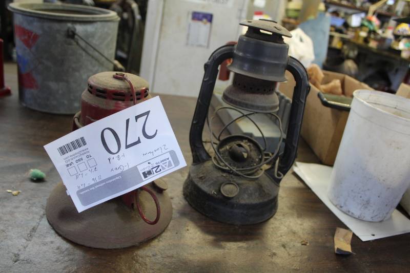 lot 270 image: Lot of (2) Camping Lanterns