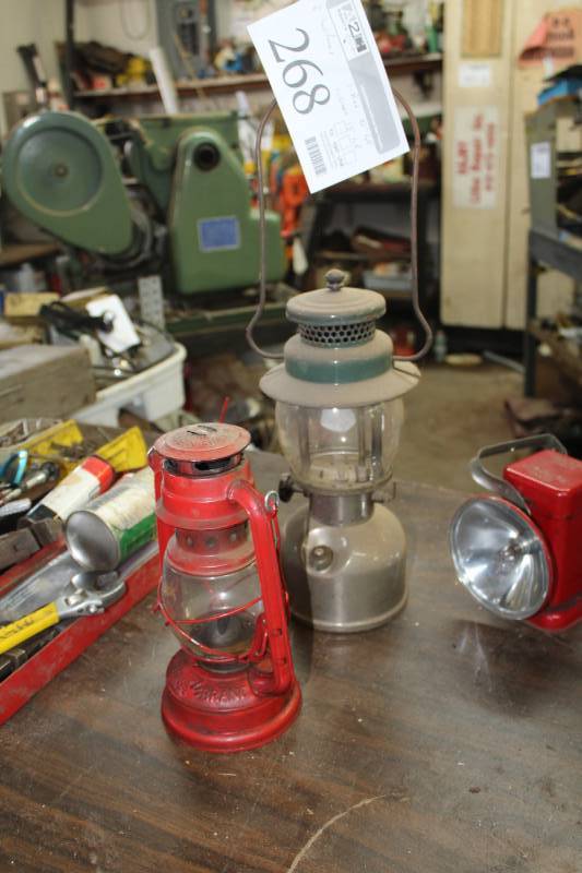 lot 268 image: Lot of (2) Camping Lanterns