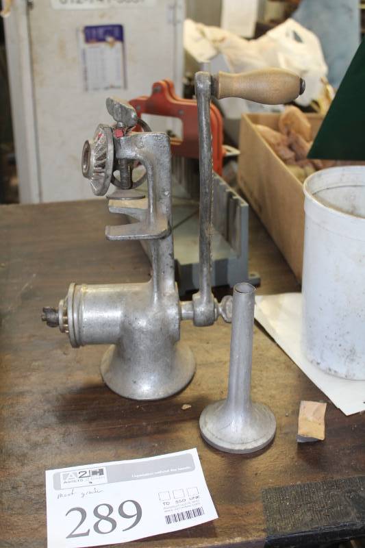 lot 289 image: Universal Meat Grinder