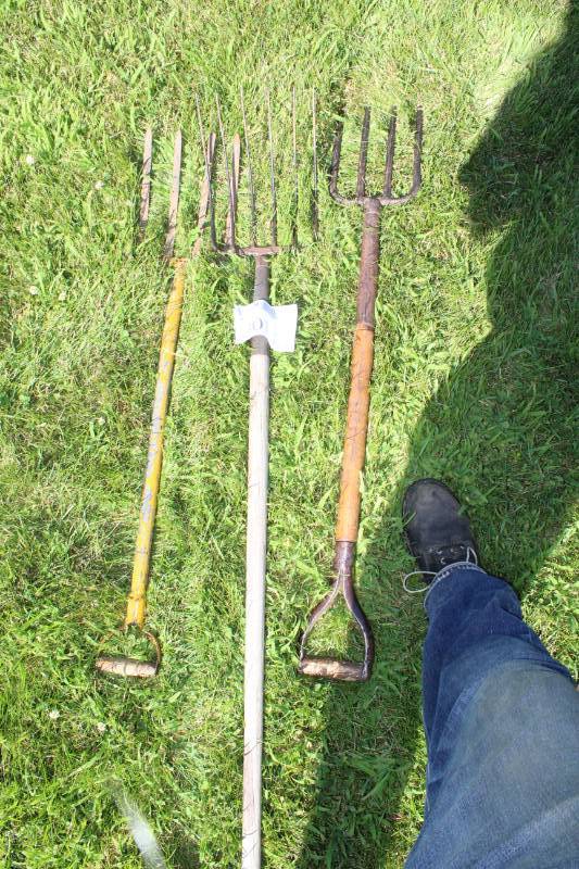 lot 301 image: Lot of (3) Pitch Forks