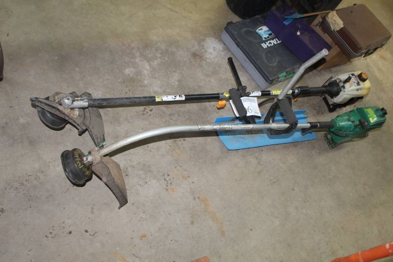 lot 306 image: Lot of (2) Ryobi,Weed Eater Gas Powered Weed Whips