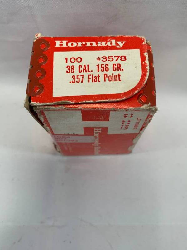 lot 15 image: 100ea .357 Caliber Bullets for Reloading