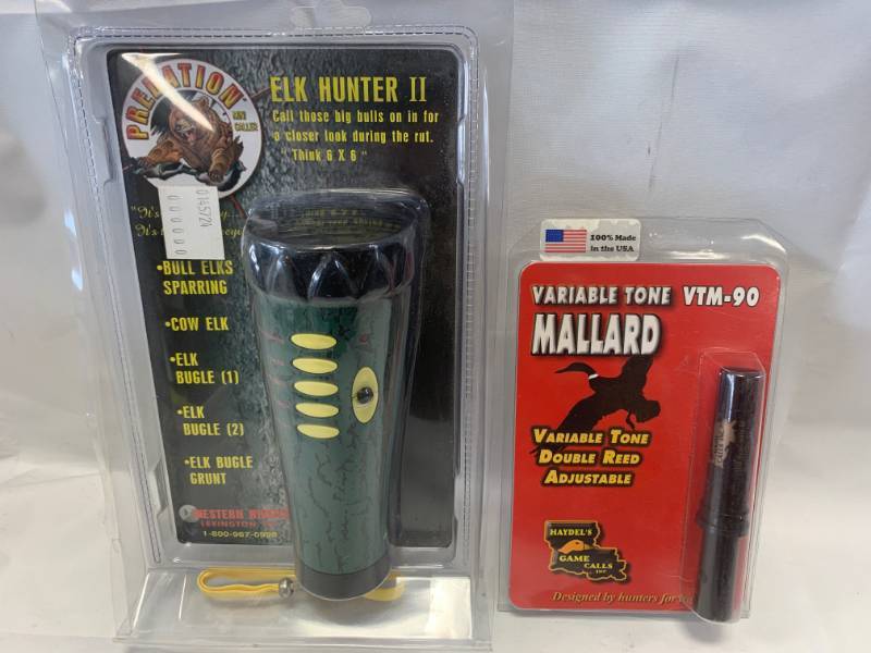 lot 29 image: Elk Hunter 2 Call, Mallard Call