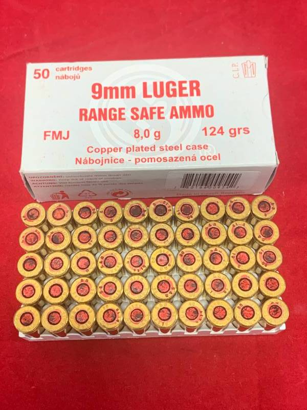 lot 43 image: 50 Rounds 9mm Ammunition